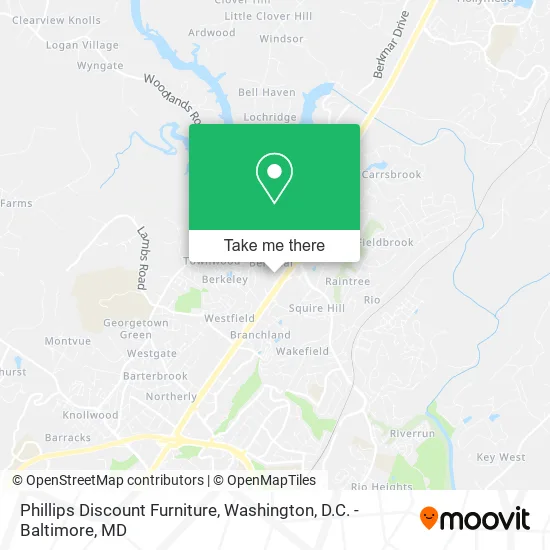 Mapa de Phillips Discount Furniture