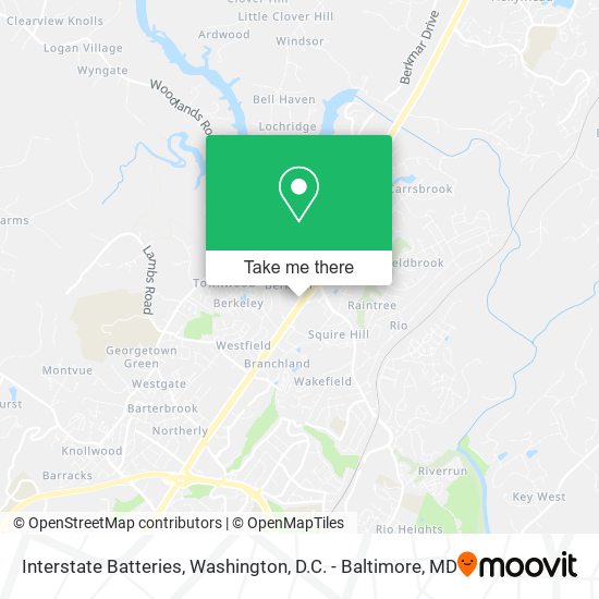 Mapa de Interstate Batteries