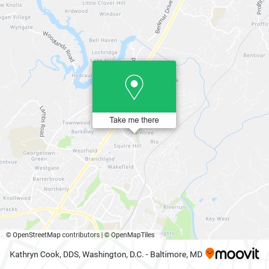 Kathryn Cook, DDS map