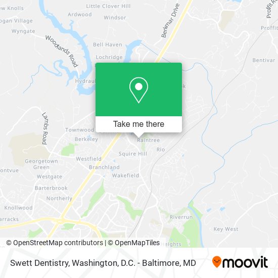 Mapa de Swett Dentistry
