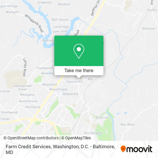 Mapa de Farm Credit Services