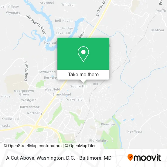 A Cut Above map
