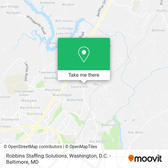 Robbins Staffing Solutions map