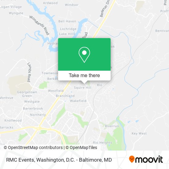 RMC Events map