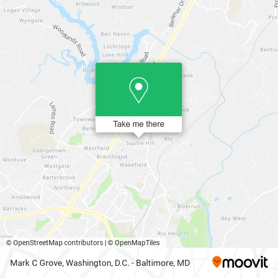 Mark C Grove map