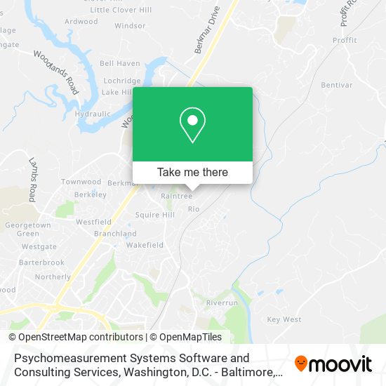 Mapa de Psychomeasurement Systems Software and Consulting Services
