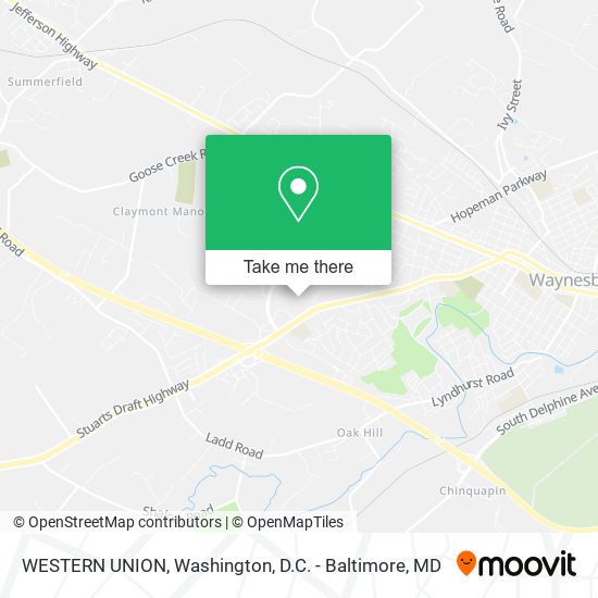 Mapa de WESTERN UNION