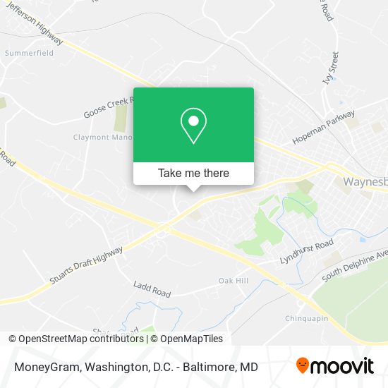 MoneyGram map