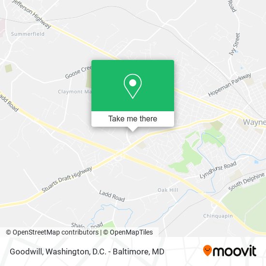 Goodwill map