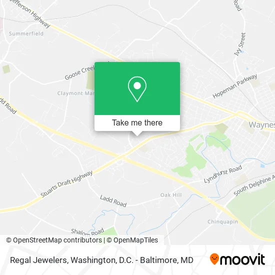 Regal Jewelers map