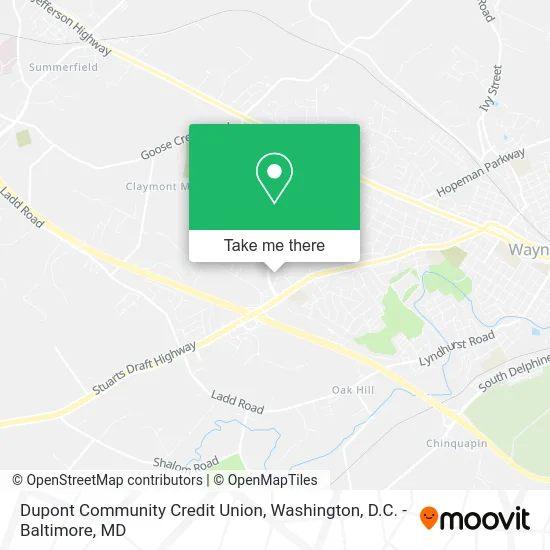 Dupont Community Credit Union map