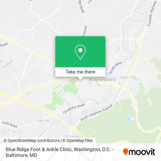 Blue Ridge Foot & Ankle Clinic map