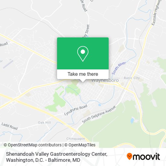Mapa de Shenandoah Valley Gastroenterology Center