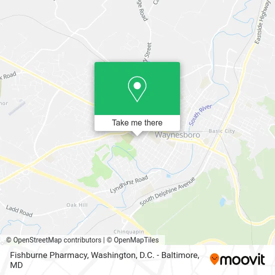 Fishburne Pharmacy map