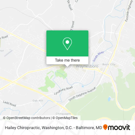 Hailey Chiropractic map