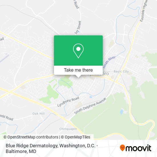 Blue Ridge Dermatology map