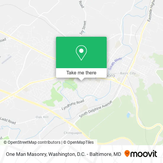 One Man Masonry map