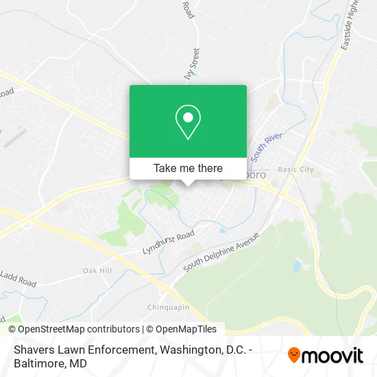 Shavers Lawn Enforcement map