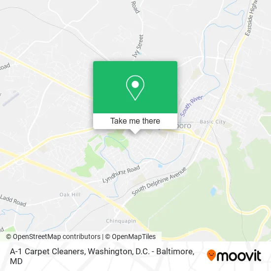 A-1 Carpet Cleaners map