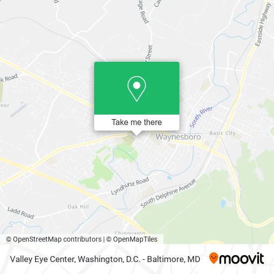 Valley Eye Center map