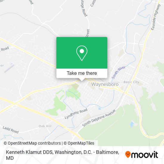 Mapa de Kenneth Klamut DDS