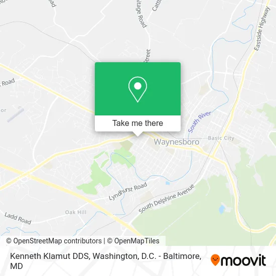 Kenneth Klamut DDS map