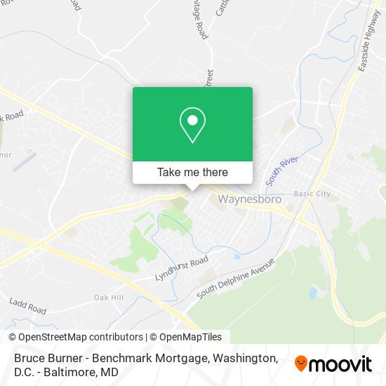 Bruce Burner - Benchmark Mortgage map