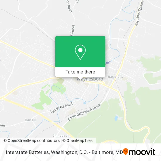 Interstate Batteries map