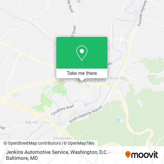 Mapa de Jenkins Automotive Service