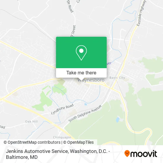 Jenkins Automotive Service map