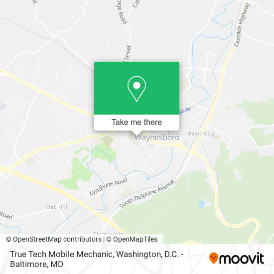 True Tech Mobile Mechanic map