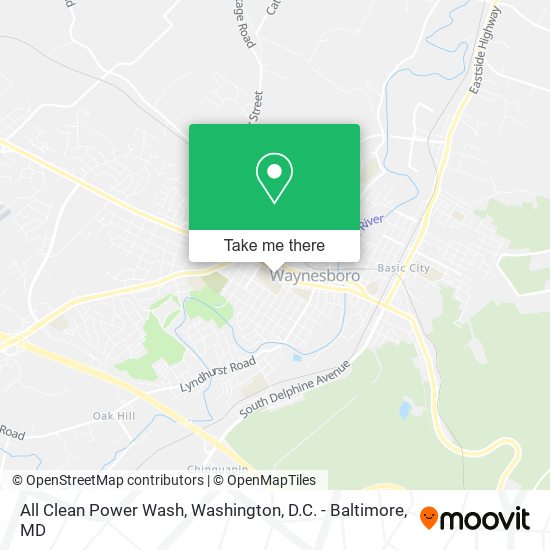 All Clean Power Wash map