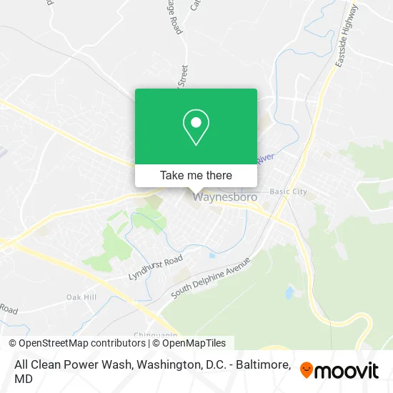 All Clean Power Wash map