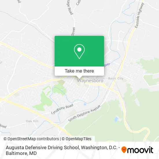 Augusta Defensive Driving School map