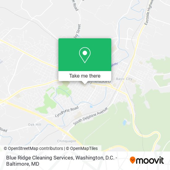Blue Ridge Cleaning Services map