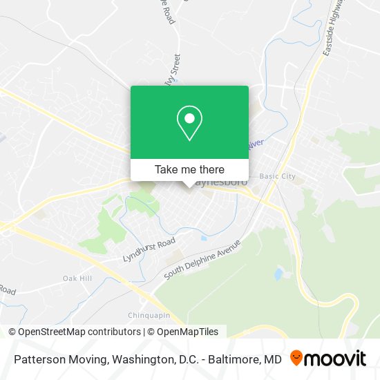 Patterson Moving map