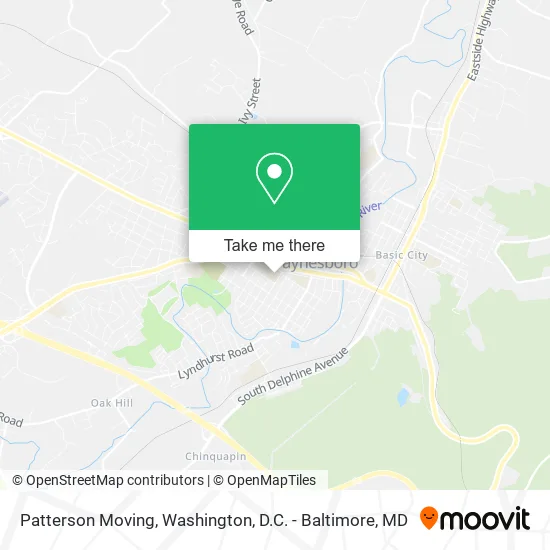Patterson Moving map