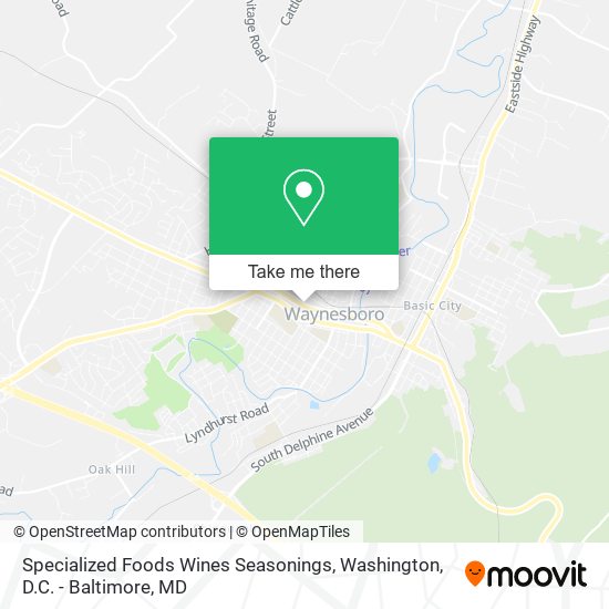 Specialized Foods Wines Seasonings map