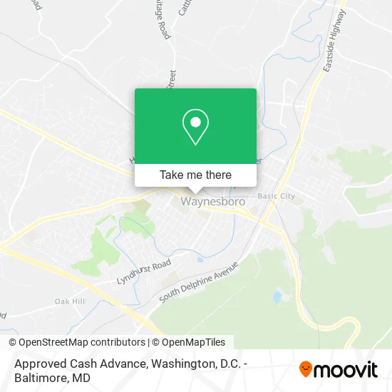 Approved Cash Advance map