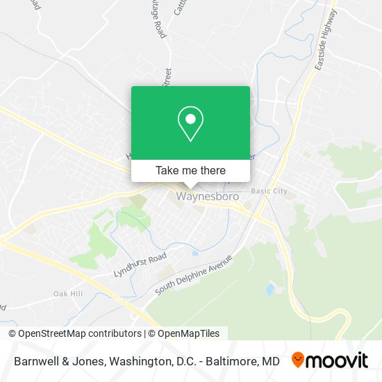 Barnwell & Jones map
