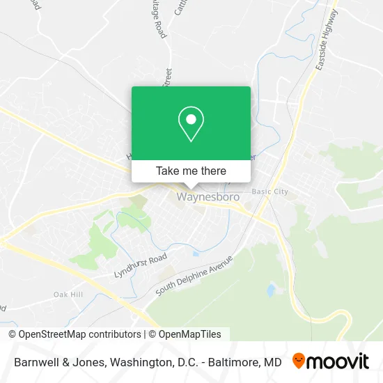 Barnwell & Jones map