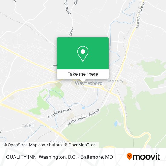 QUALITY INN map