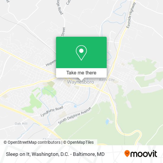 Sleep on It map