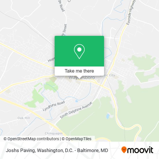 Joshs Paving map