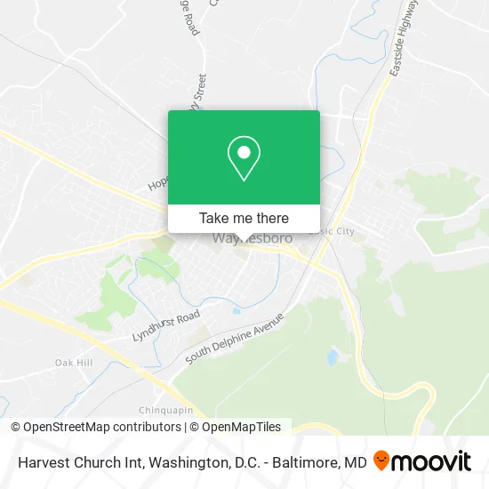 Harvest Church Int map
