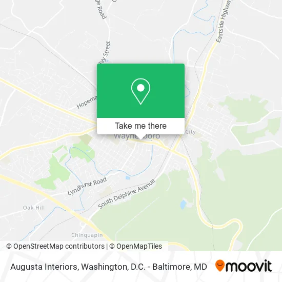 Augusta Interiors map