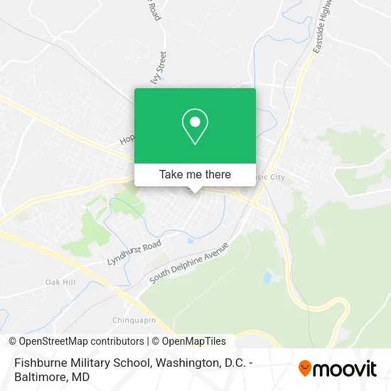 Fishburne Military School map