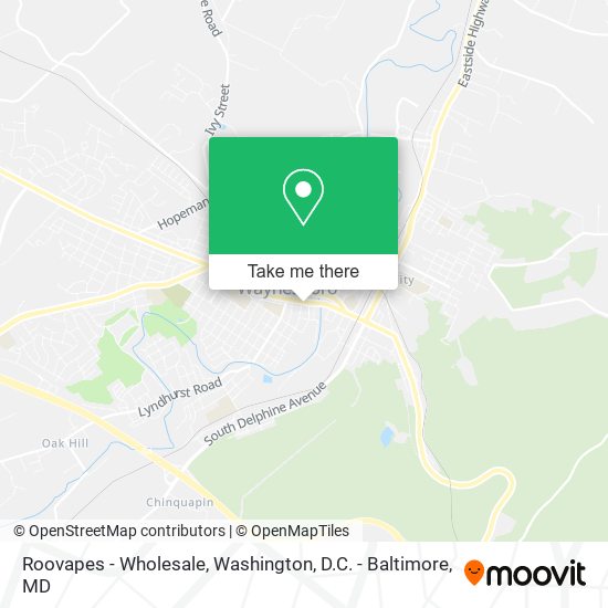 Roovapes - Wholesale map