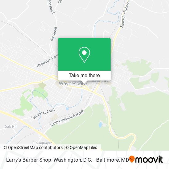 Larry's Barber Shop map