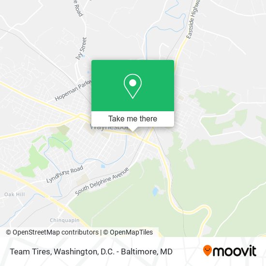 Team Tires map
